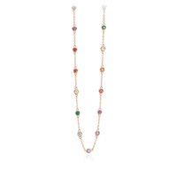 Collana Mabina Donna Rainbow in Argento Zirconia 553312 - 553312